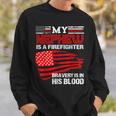 Firefighter Nephew Bravery Is In His Blood Sweatshirt Gifts for Him