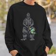 Fishing Japanese Movie Dinosaur Monster Fisherman Sweatshirt Gifts for Him