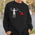 Flag Of Blackbeard Jolly Roger Pirate Flag Sweatshirt Gifts for Him