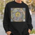 Flat Earth Antique Map Sweatshirt Geschenke für Ihn