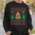 Football Santa Hat Ugly Christmas Sweaters Christmas Sweatshirt Gifts for Him