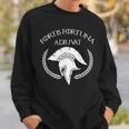 Fortis Fortuna Adiuvat Latina Camisa de entrenamiento Regalos para él