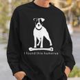 I Found This Humerus Jrt Jack Russell Terrier Dog Sweatshirt Gifts for Him
