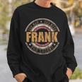 Frank The Man The Myth The Legend First Name Frank Sweatshirt Gifts for Him