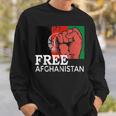 Free Afghanistan Afghan Flag United State Veteran Support Sweatshirt Gifts for Him
