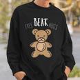 Free Bear Hugs Cute Teddy Bear For Huggers Sweatshirt Gifts for Him