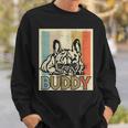 French Bulldog French Bulldog Frenchi Retro Vintage Sweatshirt Geschenke für Ihn