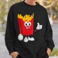 French Fries Ketchup Fast Food Lover Fancy Dress Costume Sweatshirt Gifts for Him