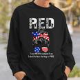 On Friday We Wear Red Military Support Troops Sweatshirt Gifts for Him