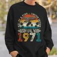 53 Years Old July 1971 Vintage 53Rd Birthday Men Sweatshirt Gifts for Him