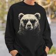 Bear Cool Stencil Punk Rock Sweatshirt Gifts for Him
