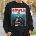 Berner Jowls Burger Bernese Mountain Dog Mom Dog Dad Sweatshirt Gifts for Him