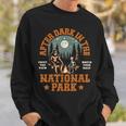 Bigfoot Sasquatch Alien National Park Sweatshirt Gifts for Him