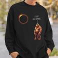 Bigfoot Solar Eclipse Quote April 8Th 2024 Boys Sweatshirt Gifts for Him