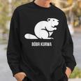 Bober Bóbr Kurwa Polish Internet Meme Beaver Sweatshirt Geschenke für Ihn