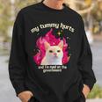 Cat My Tummy Hurts And I’M Mad At The Government Sweatshirt Gifts for Him