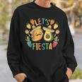 Cinco De Mayo Taco Avocado Mexican Party Let's Fiesta Sweatshirt Gifts for Him