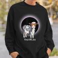 Cow Total Solar Eclipse 040824 Cute Souvenir Sweatshirt Gifts for Him