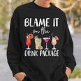 Cruise 2024 Blame It On The Drink Package Sweatshirt Gifts for Him