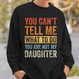 Dad Father And Daughter Matching Family Retro Vintage Sweatshirt Gifts for Him