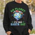 Earth Day Ballet Dancer Go Planet Its Your Earth Day Sweatshirt Gifts for Him