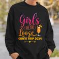 Girls On The Loose Tie Dye Girls Weekend Trip 2024 Sweatshirt Gifts for Him