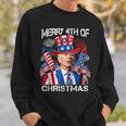 Joe Biden Merry 4Th Of Christmas 4Th Of July Firework Sweatshirt Gifts for Him