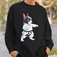 Karate French Bulldog Frenchie Sweatshirt Gifts for Him
