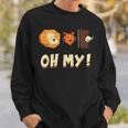 Lion Tiger And Bear Oh My Animal Lovers Sweatshirt Gifts for Him