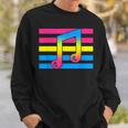 Pan Subtle Lgbt Gay Pride Music Lover Pansexual Flag Sweatshirt Gifts for Him