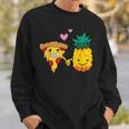 Pizza Hawaii Lover Pineapple Pizza Sweatshirt Gifts for Him