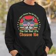 Quote I Didn't Choose The Cat Dad Life The Cat Destiny Sweatshirt Gifts for Him