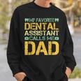 Retro Dentist Dad Father Dental Assistant Father’S Day Sweatshirt Gifts for Him