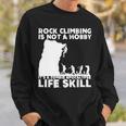 Rock Climber For Men Women Cool Zombie Climbing Sweatshirt Gifts for Him