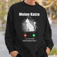 Saying My Cat Ruft An Jahrgang Cats Sweatshirt Geschenke für Ihn