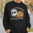Solar Eclipse April 2024 Sun Is Getting Mooned Sweatshirt Gifts for Him