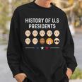 History Of Us Presidents Joe Biden Anti Trump Humor Sweatshirt Gifts for Him