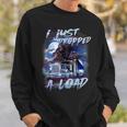 Trucker Husband Semi Trailer Truck Driver Sweatshirt Gifts for Him