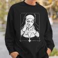 Unholy Drug Nun Costume Dark Satanic Essential Horror Sweatshirt Gifts for Him