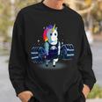 Weightlifting Unicorn Fitness Christmas Birthday Sweatshirt Gifts for Him