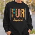 Fur Stylist Dog Grooming Puppy Groomers Sweatshirt Gifts for Him
