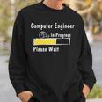 Futuro Ingeniero Informático En Progreso Ingeniería Informática Manga Larga Camisa de entrenamiento Regalos para él