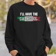 Gabagool Italy For Italians Capicola Meat Coppa Sweatshirt Gifts for Him