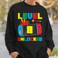 Gamer It's My 8Th Birthday Level 8 Unlocked Video Gaming Sweatshirt Gifts for Him