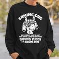 Gaming Dad Video Gamer Daddy Fathers Day Gaming Sweatshirt Gifts for Him