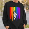 Gay Pride New York Lgbt Statue Of Liberty For New Yorker Sweatshirt Gifts for Him