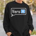 Gay Vers Hookup Slang Wear Versatile Man Slut Sex Chat Sweatshirt Gifts for Him