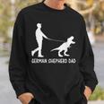German Shepherd Dad Dinosaur Gsd Owners Father's Day Sweatshirt Gifts for Him