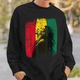 Ghanaian Flag Rastamann Reggae Dreadlocks Rasta Colors Sweatshirt Gifts for Him