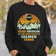 Gilmer Texas Total Solar Eclipse 2024 Sweatshirt Gifts for Him